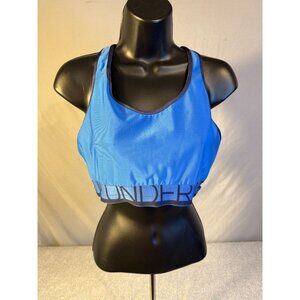 Under Armour Blue Size XL Womens Sports Bra Top Logo Workout  Support Racerback